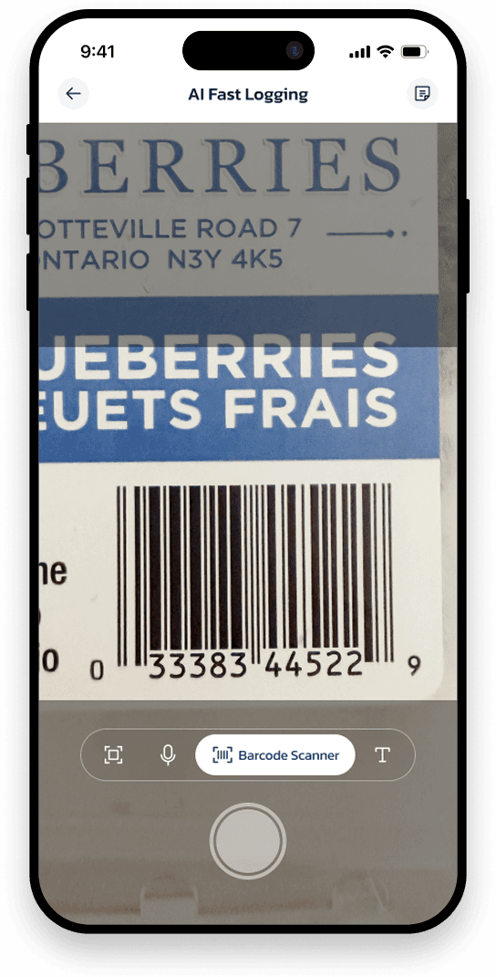 Smart AI Food Logging